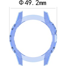 Zsykd Garmin Fenix ​​6/6 Pro Akıllı Izle Yarım Kapsama Tpu Koruyucu Kılıf (Şeffaf Siyah) (Yurt Dışından)