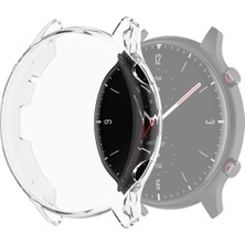 Zsykd Amazfit Gtr 2 A1951 Tam Kapsama Tpu Galvanik Koruyucu Kılıf Kapağı (Şeffaf) (Yurt Dışından)