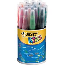 Bic Kids Visa 828965 Fırça Uçlu Keçeli Boya Kalemi 18'li Paket