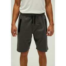 Bad Bear Erkek Asfalt Şort Mıles Sweatshort