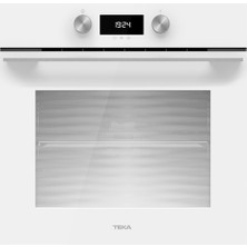 Teka - Hlb 8400 Wh - Ankastre Multifonksiyonel Dijital Ekranlı Turbo Fırın - Beyaz Cam - 70 Lt - 111000004