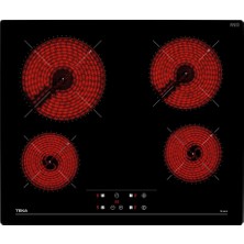 Teka TB 6415 Ankastre Cam Seramik Elektrikli Ocak 6300 W Siyah 60 cm 40239042