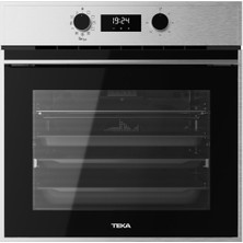 Teka AIRFRY HSB 646 SS Ankastre Multifonksiyonel Dijital Ekranlı Turbo Fırın Siyah Cam/Inox 70 lt 111010024