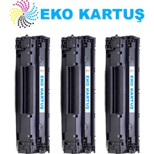 Eko Kartuş Canon CRG-712 MF3012 Ekonomik  Avantajlı 3’lü  Paket Muadil Toner Muadil Toner