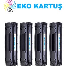 Eko Kartuş Hp CE278A P1566 Ekonomik  Avantajlı  4’lü    Paket  Muadil Toner