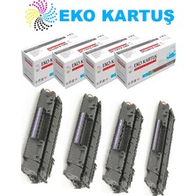 Eko Kartuş Canon I-Sensys LBP-253DW CRG-719) Ekonomik  Avantajlı  4’lü    Paket  Muadi Toner