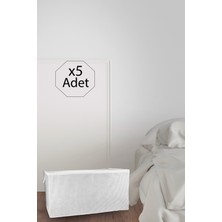 Pazar Kapısı 5 Adet Mega Boy Tela Kumaş Yorgan Yastık Kıyafet Hurcu 80X60X40 C