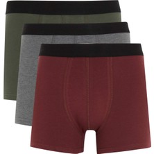 DeFacto Regular Fit 3'lü Boxer W9670AZ22SP