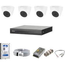 Dahua 4 Kameralı 1 TB HDD Iç Ortam Güvenlik Kamera Seti