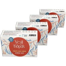 Yeşil Köpük Badem Yağlı Sabun 4lü Paket