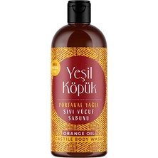 Yeşil Köpük Portakal Yağlı Sıvı Vücut Sabunu 400 ml