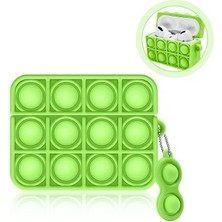 Bilişim Akademi Airpods Pro Kılıf Silikon Pop It Stres Yumuşak Silikon Kulaklık Kılıfı