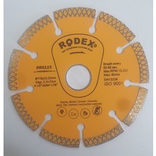 Rodex Soketli Elmas Testere 115*22.23 Mm