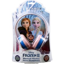 Volkano Disney Frozen 2 Karlar Ülkesi 2 Bluetooth Kulaklık Mikrofonlu Kablosuz Anna Elsa Çocuk Kulaklığı Lisanslı DY-1006-FR2