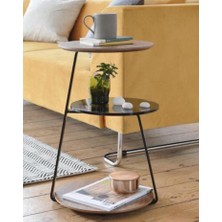 3 Katlı Modern Sehpa