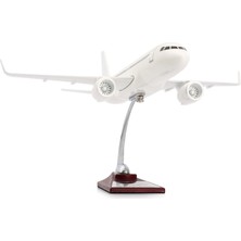 Zekupp Airbus A320 Model Uçak, 1/100 Beyaz Maket Uçak