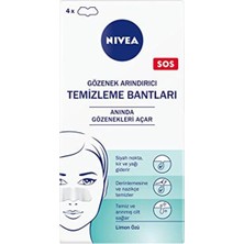 Nivea Siyah Nokta & T-Bölgesi Temizleyici Yüz Bantlar 120 Gr, 4'Lü