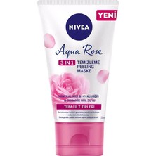 Nivea Aqua Rose Peeling Maske 3 In 1 Temizleyici 150 Ml