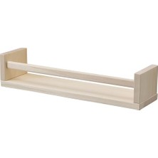 IKEA Mutfak Baharat Rafı Meridyendukkan Düzenleyici Raf Masif Ağaç Kullanışlı Raf 40X10X9 cm