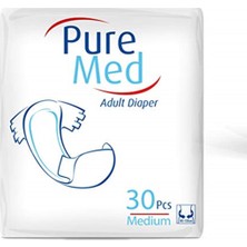 Pure Med  Yetişkin Bezi, Medium, 30 Ped