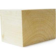 Rox Wood Ham Kuksalık Ağaç 10X10X15 cm Akçaağaç