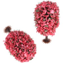 Flower World 10 Adet Model Ağacı Manzara Manzara Modeli Noel Ağacı Kum Masa Modeli Için (Yurt Dışından)
