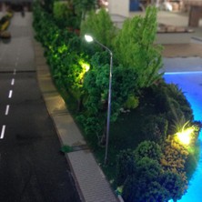 Flower World 10 Model Demiryolu Lambaları Post Lambaları Hooott Ölçekli Sokak Işıkları LED - 1: 1: 100 (Yurt Dışından)