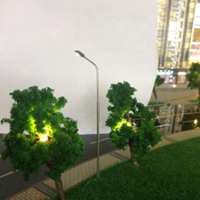Flower World 10 Model Demiryolu Lambaları Post Lambaları Hooott Ölçekli Sokak Işıkları LED - 1: 1: 100 (Yurt Dışından)