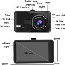 SUNShopSUNShop Sürüş Kaydedici Araç İçi Dvr Kayıt Kamerası - Siyah (Yurt Dışından)