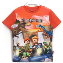 LEGO Dinazor Temalı Jurassic World The Secret Exhibit Baskılı Çocuk T-Shirt