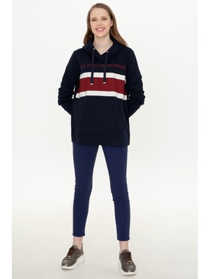 U.S. Polo Assn. Kadın Lacivert Sweatshirt