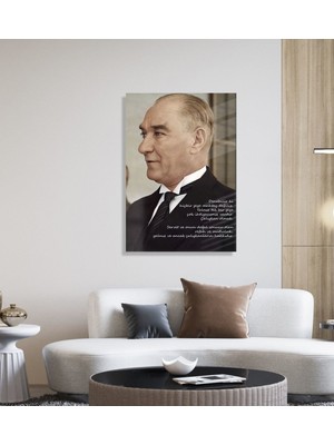 Bk Gift Atatürk Temalı Cam Tablo 45X65CM-5