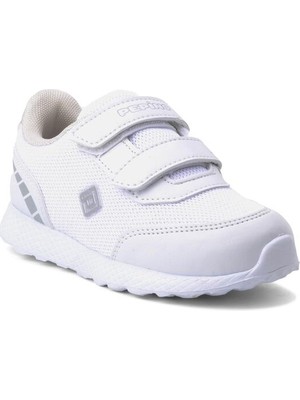 Pepino Beyaz Cırt Cırtlı Fileli Çocuk Spor Ayakkabı