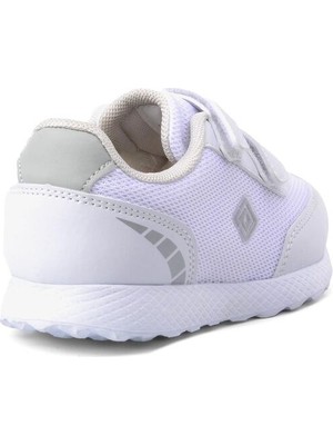 Pepino Beyaz Cırt Cırtlı Fileli Çocuk Spor Ayakkabı