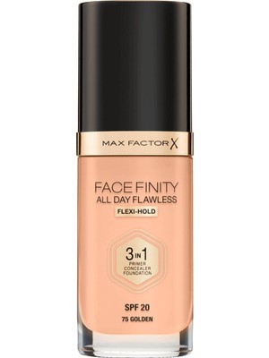 Max Factor Facefinity 3'ü 1 Arada Fondöten No: 75 Golden