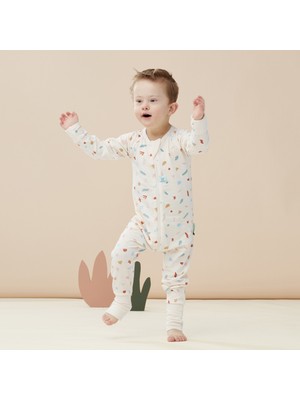 Ergopouch Organik Pamuklu Pijama Tulum (1.0 Tog) Desert Bloom