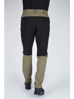 Alpinist Rugged Flex Erkek Pantolon Haki-Siyah