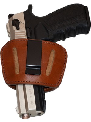 Kuyucular Deri 7,65 mm ve Beretta 84F Deri Tabanca Kılıfı K-M-036-T