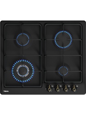 Teka EH 60 4G AI AL TR CI Ankastre Emaye Wok Gözlü Gazlı Country Ocak Döküm Izgara Antrasit 60 cm 40225036