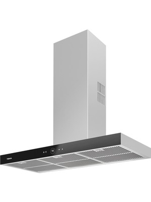 Teka A4 DLH 985 T Duvar Tipi Davlumbaz 760 m³/h Inox/Siyah 90 cm 40437100