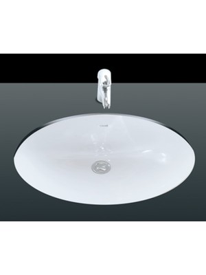 Creavit Tp214 Tezgah Altı Oval Lavabo 37*47 Cm Beyaz