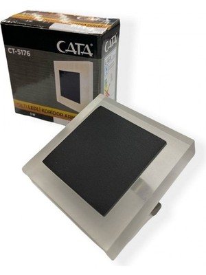Cata CT-5176 3W Koridor LED Armatür 6400K Cam Beyaz
