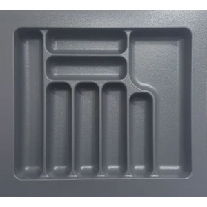 2287 54 * 49 cm  Gri Plastik Kaşıklık 8 Gözlü