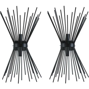 Fer Avize  Kirpi Siyah Takım 2'li Aplik 2 Adet