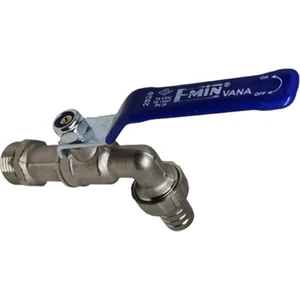 EMİN Küresel Bahçe Sulama Musluğu 1/2" Prinç