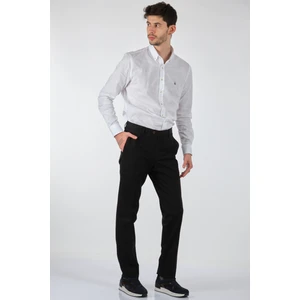 Slim Fit Dar Paça Normal Bel Siyah Erkek Pantolon 00536210