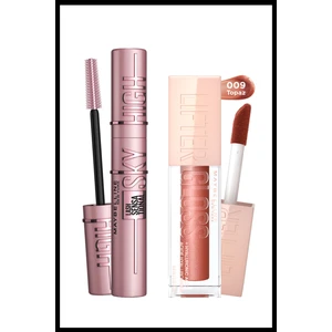 L'Oréal Paris Maybelline New York Lash Sensational Sky High Maskara & Lifter Gloss Nemlendirici Dudak Parlatıcısı- 009 Topaz