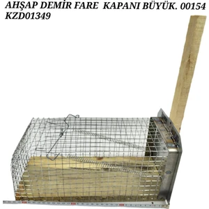 Ahşap-Demir Fare Kapanı - Büyük