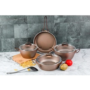 CKR-2818 Kahve-Bakır 7 Prc Ten Setı
