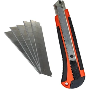 5335 Geniş Maket Bıçağı Falçata Yedekli Set 18 mm